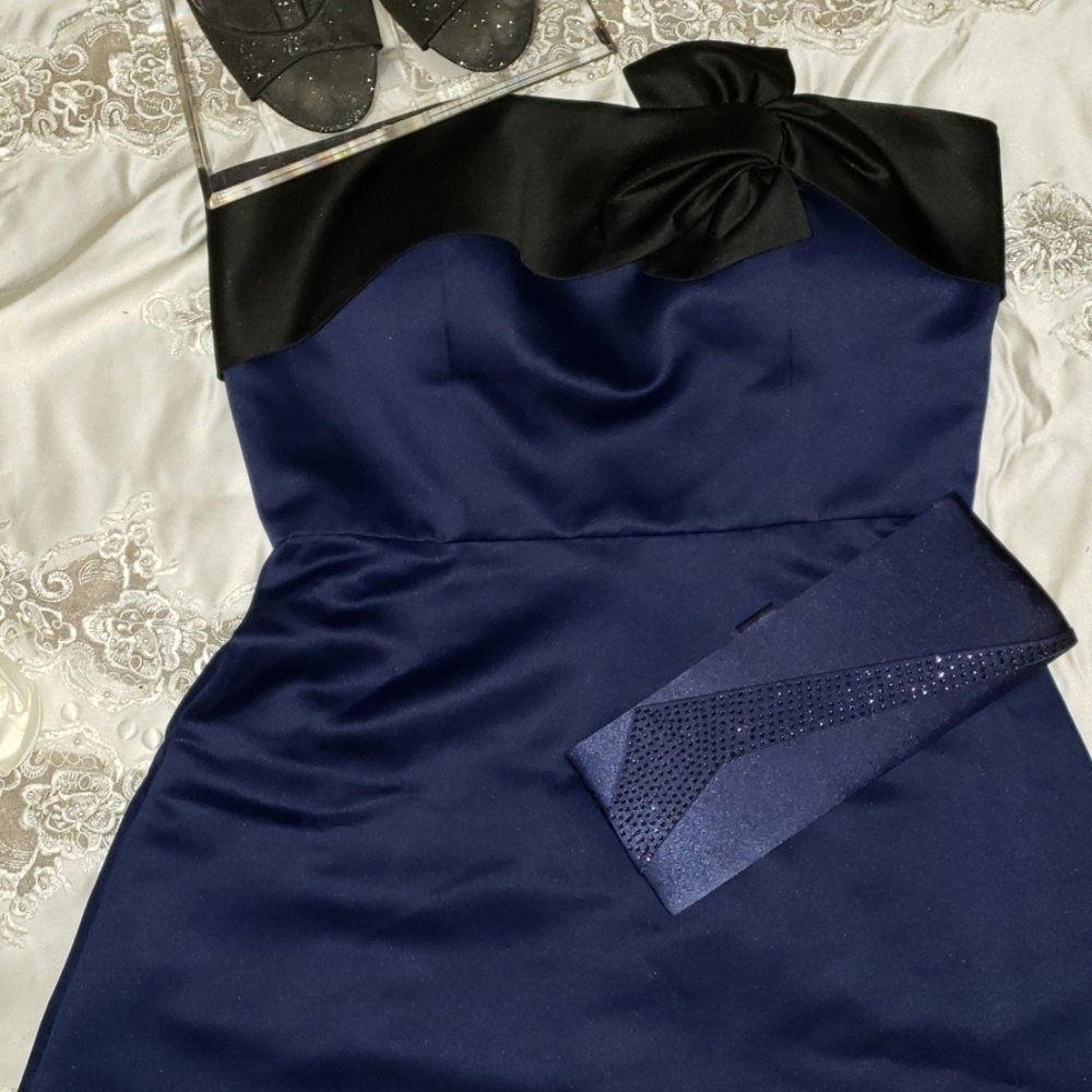 Sable + Zoe strapless cocktail dress